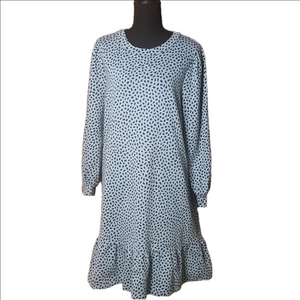 Ann Taylor cotton sweater dress, size Large